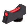 Mejora tu puntería con la mira delantera Vickers Elite para Glock® 42/43, disponible en fibra óptica roja o verde, con un acabado negro y diseño sin enganches.