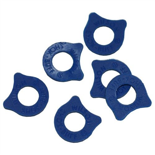 Los SHOK-BUFFS® de WILSON COMBAT suavizan el retroceso y previenen daños en el marco, ideales para cargas de alta presión. Sustitúyelos cada 1,000 disparos.