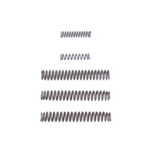 Mejora la fiabilidad y función de tu Ruger GP100 con el kit de resortes #246 de Wilson Combat, que incluye resortes de martillo y retorno de gatillo de menor potencia.