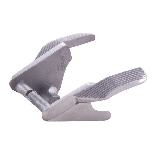 Disfruta de mayor comodidad y control con el 1911 HIGH-RIDE AMBIDEXTROUS THUMB SAFETY, ideal para tiradores diestros y zurdos con un agarre alto.