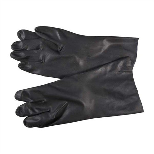 Las guantes N-36 de neopreno son resistentes a aceites, ácidos y solventes, fáciles de poner y quitar, con área antideslizante para un mejor agarre.