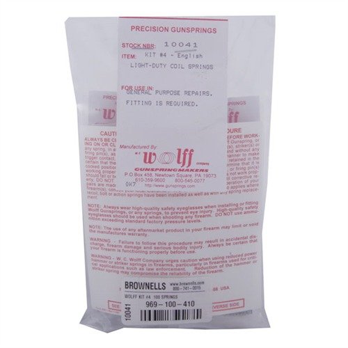 Este kit de 100 resortes de compresión incluye 10 diseños con O.D. de .090
