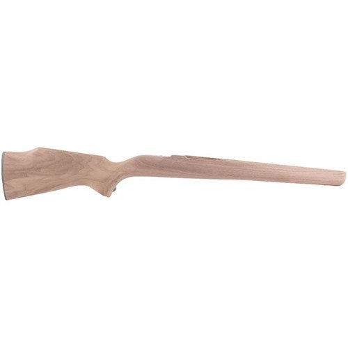 La culata MAUSER 98 de madera ofrece un diseño Monte Carlo en nogal, mejorando la precisión y el manejo, con una zona de receptor completamente fresada.