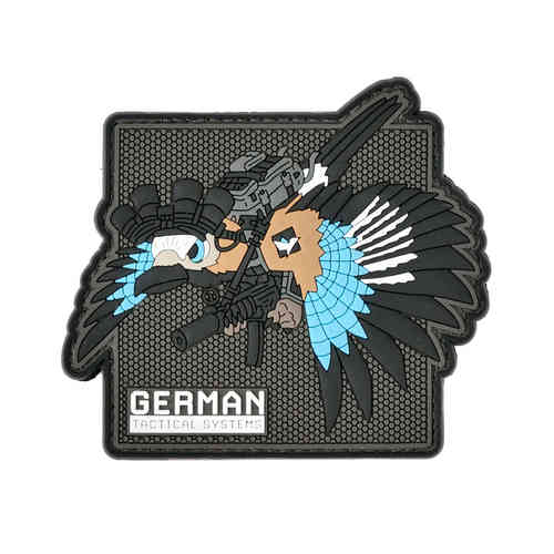 Muestra tu estilo con el GTS Patch de German Tactical Systems; transforma tu chaqueta o uniforme en una pieza única que refleja tu dedicación a la excelencia.